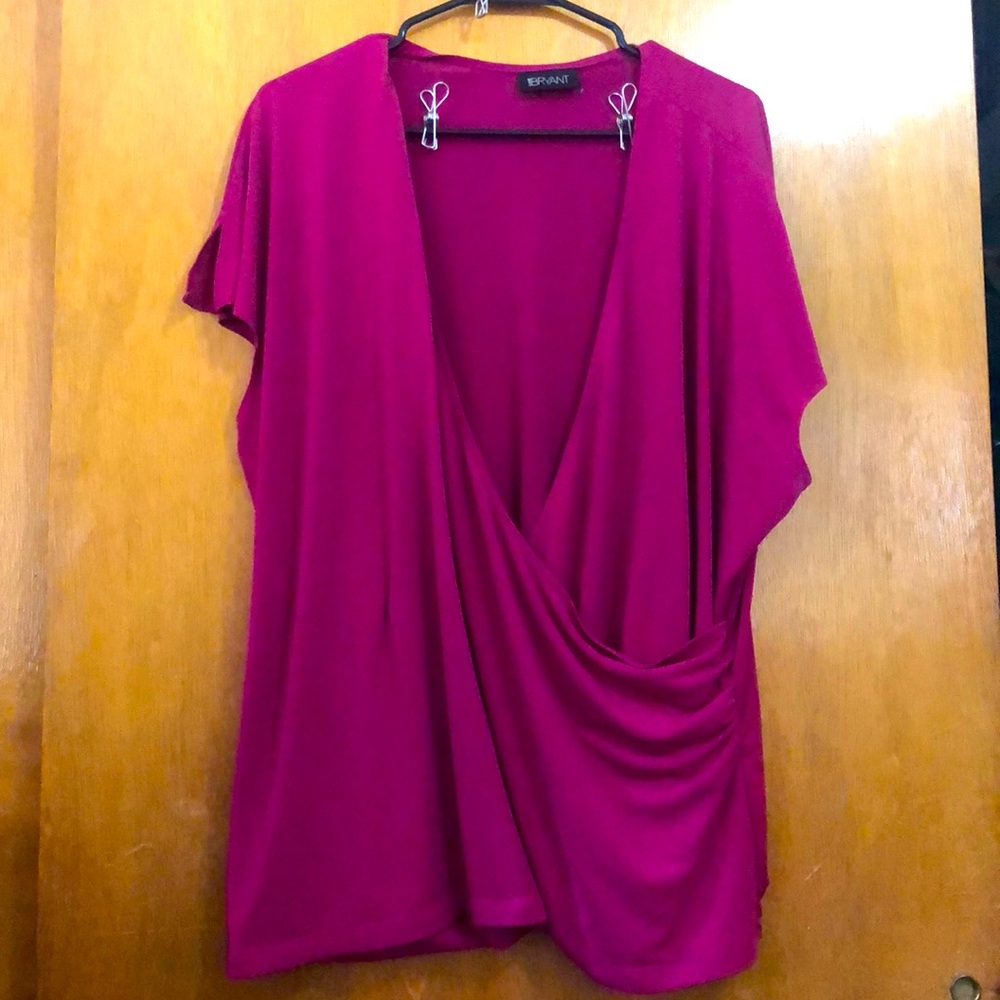 Fuchsia blouse size 20